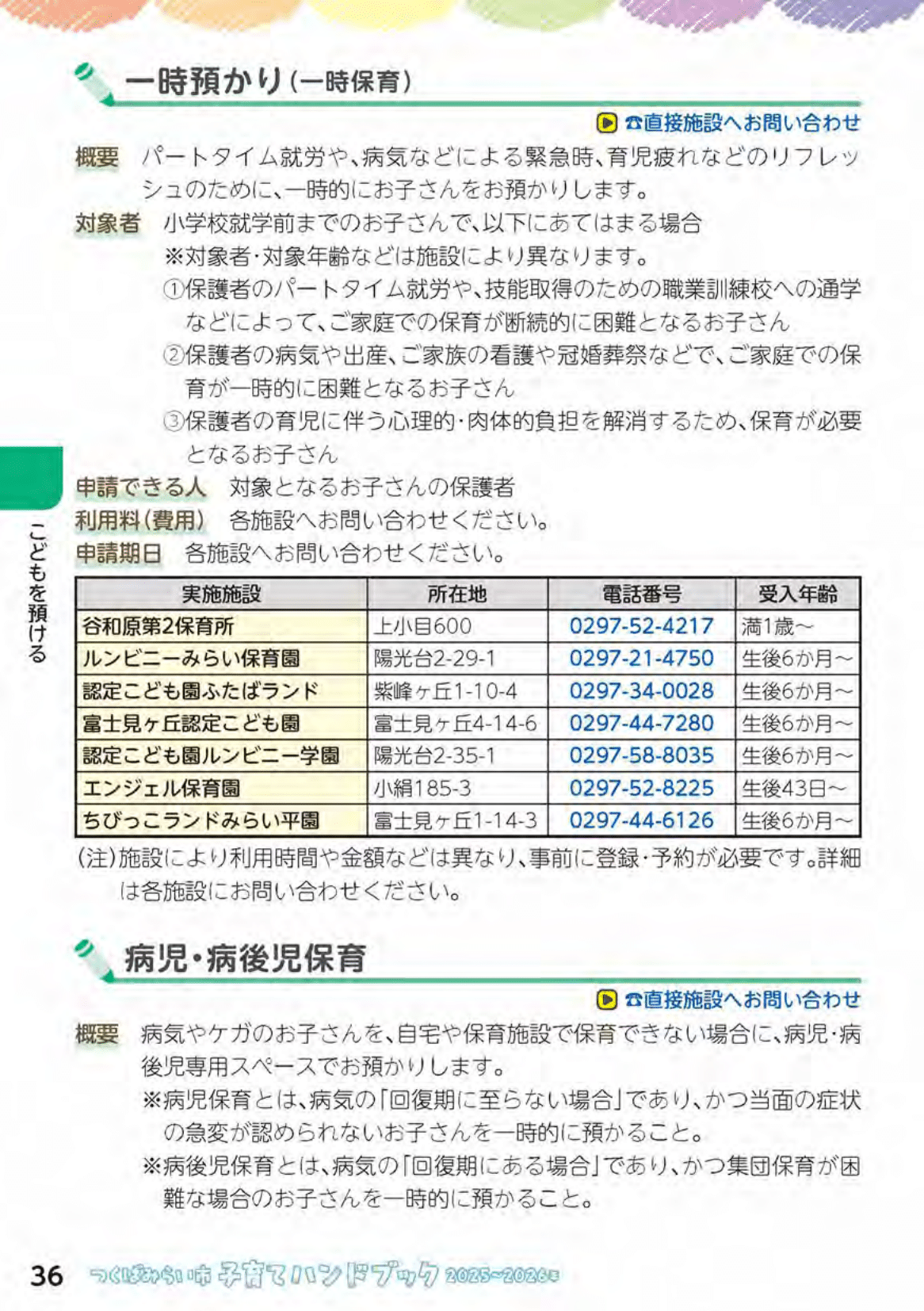 つくばみらい市子育てハンドブック ページ37