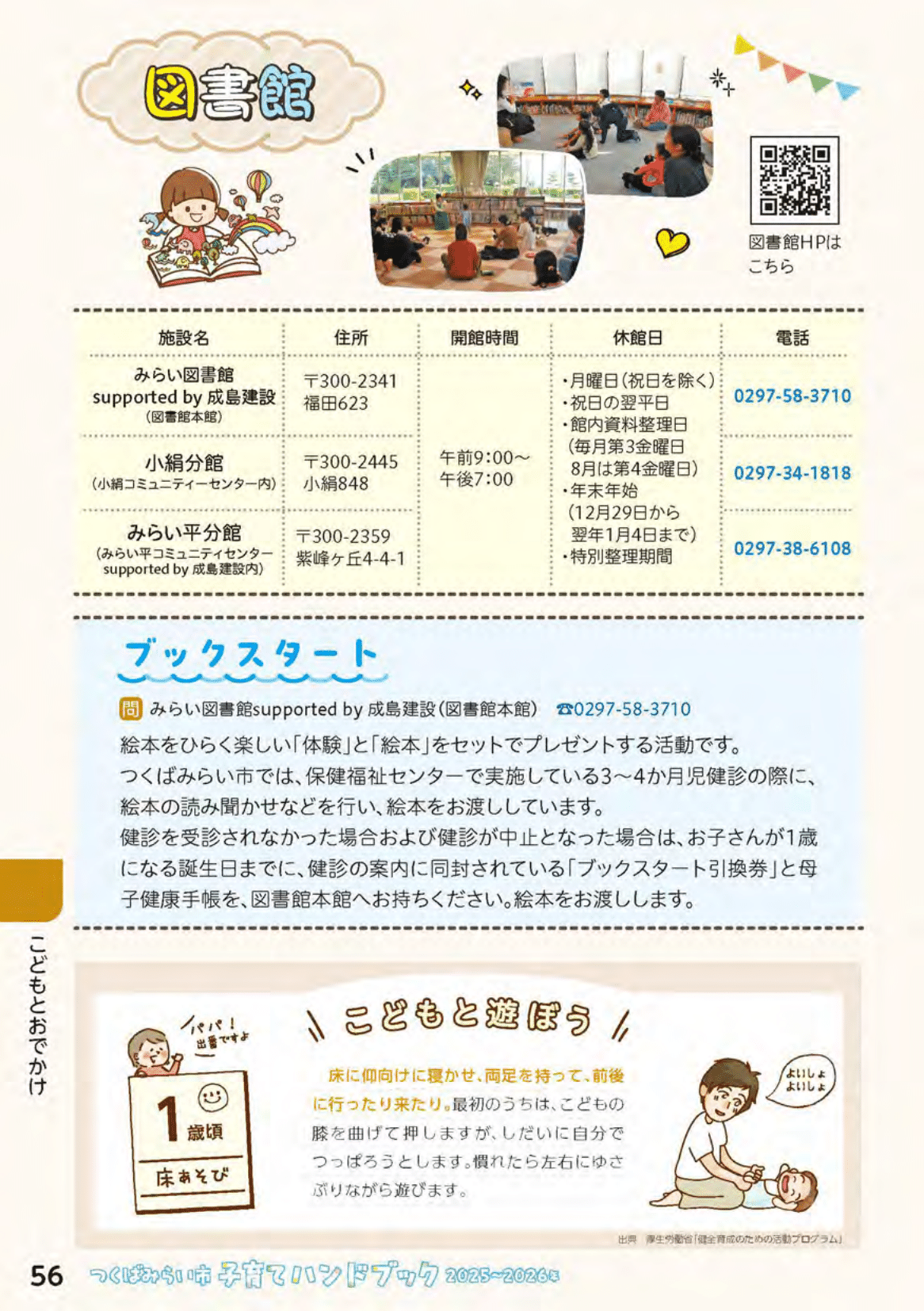 つくばみらい市子育てハンドブック ページ57