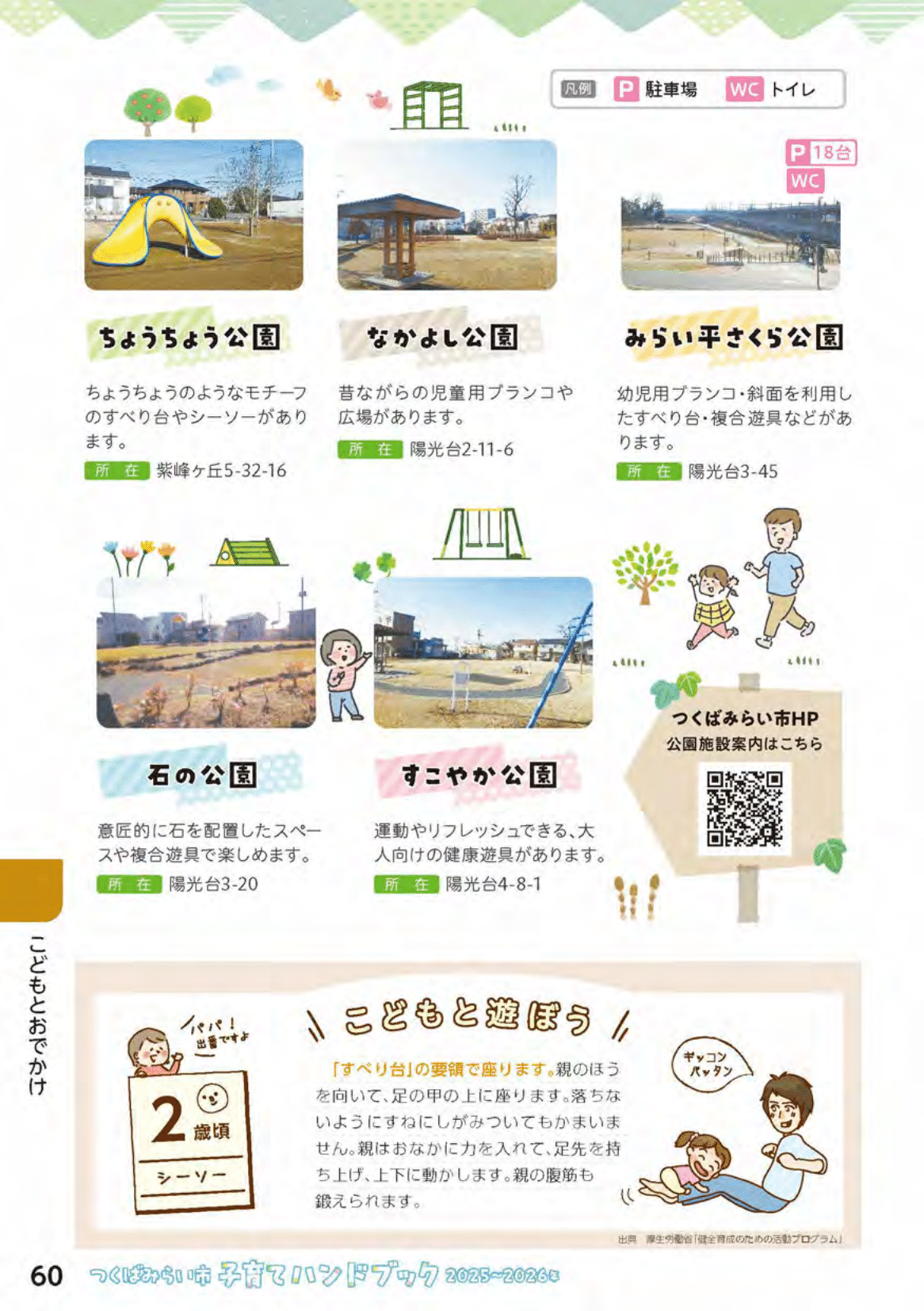 つくばみらい市子育てハンドブック ページ61